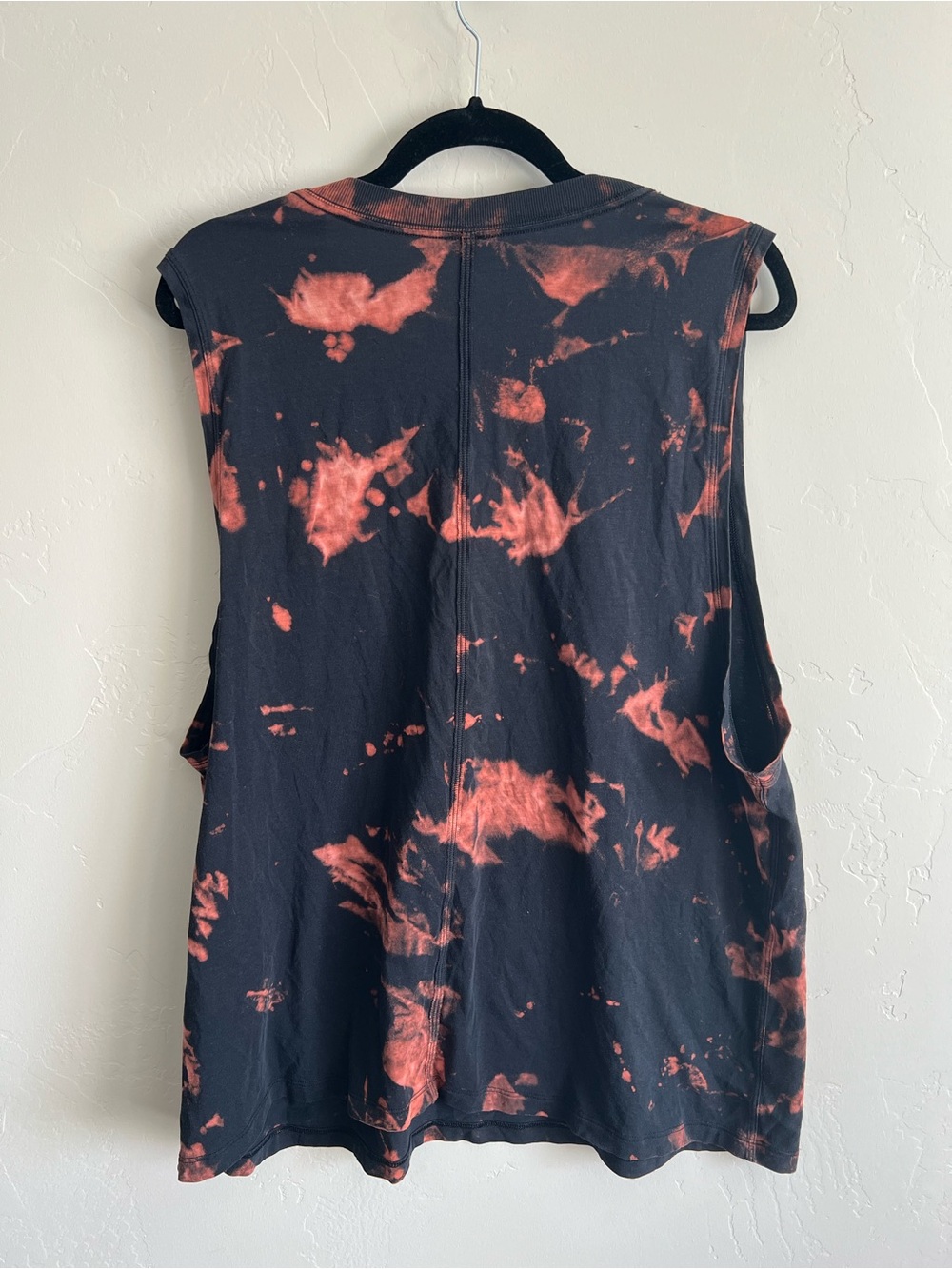 lululemon All Yours Tank Tie Dye Ancient Copper Black Size 12